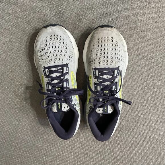 Brooks Women's Glycerin 20 Neutral Running Shoe - Light Blue/Peacoat/Nightlife - - Picture 5 of 13